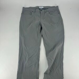 Southern Tide Intercoastal Pants Mens 38x32 Grey Performance Stretch Golf Chino